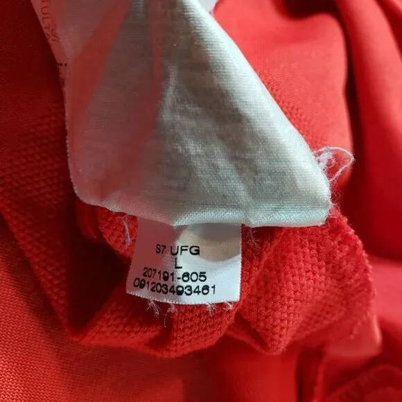 Nike Polo Shirt Mens‎ Large Red Short Sleeve Branded Golf - Picture 9 of 13